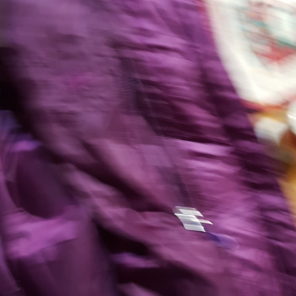 Goose down LLBean purple coat EUC - Picture 5 of 8